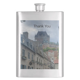 Historisches Viertel von Quebec City Flachmann