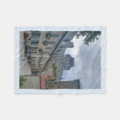 Historisches Viertel von Quebec City Fleecedecke (Vorderseite (Horizontal))