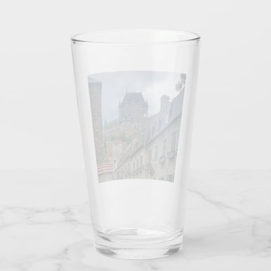 Historisches Viertel von Quebec City Glas (Rückseite)