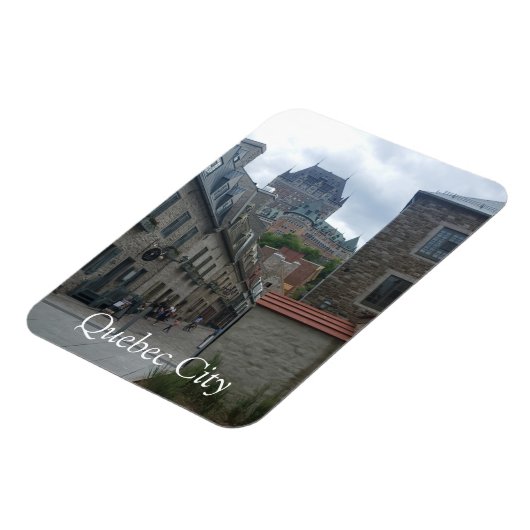 Historisches Viertel von Quebec City Magnet (Linke Seite)