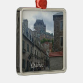Historisches Viertel von Quebec City Ornament Aus Metall (Rechts)
