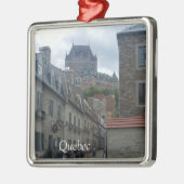 Historisches Viertel von Quebec City Ornament Aus Metall (Links)