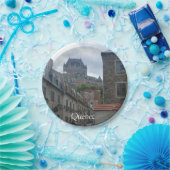 Historisches Viertel von Quebec City Pappteller (Party)