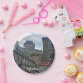 Historisches Viertel von Quebec City Pappteller (Party)