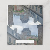 Historisches Viertel von Quebec City Platzkarte (Außenseite Aufgefaltet)