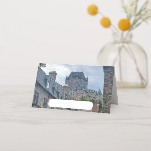 Historisches Viertel von Quebec City Platzkarte (Vorderseite)