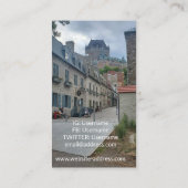 Historisches Viertel von Quebec City Visitenkarte (Rückseite)