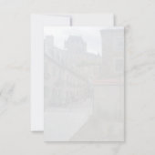 Historisches Viertel von Quebec Dankeskarte (Rückseite)