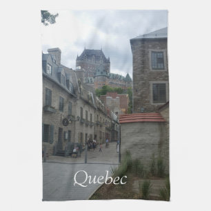 Historisches Viertel von Quebec Geschirrtuch
