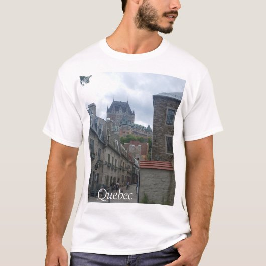 Historisches Viertel von Quebec T-Shirt (Vorderseite)