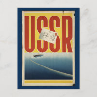 Historisches Vintages Reiseplakat der UdSSR