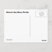 historisches Wahrzeichen Westflorida Postkarte (Rückseite)