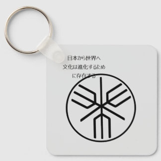Historisches Wappen des japanischen Archipels Schlüsselanhänger