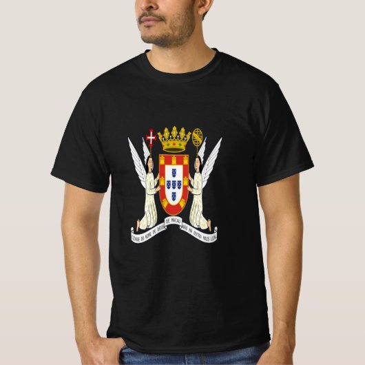 Historisches Wappen von Macau T-Shirt (Vorderseite)