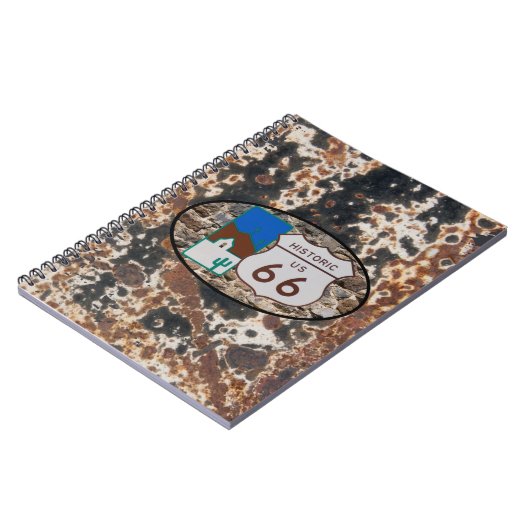 Historisches Weg 66 ~ Arizona Notizblock (Linke Seite)