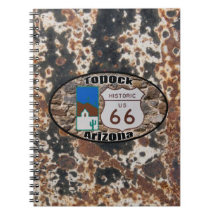 Historisches Weg 66 ~ Topock, Arizona Notizblock