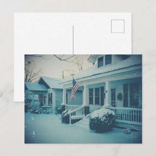 Historisches Winterwunderland Postkarte (Vorne/Hinten)