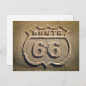 Historisches Zeichen des Weges 66, Arizona Postkarte (Vorne/Hinten)