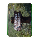 Historisches Zeichen, Sequoia Nationalpark Magnet (Vertikal)