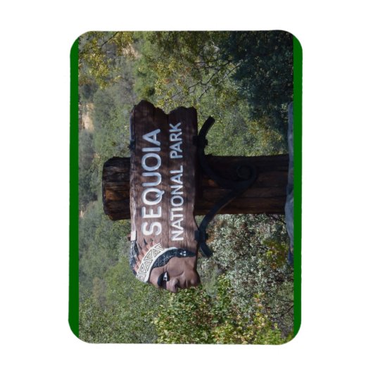 Historisches Zeichen, Sequoia Nationalpark Magnet (Vertikal)