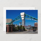 Historisches Zentrum der Stadt Milwaukee Postkarte (Vorne/Hinten)