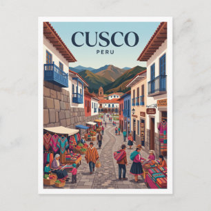 Historisches Zentrum von Cusco Peru Postkarte
