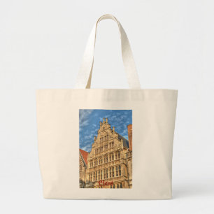 Historisches Zentrum von Gent, Belgien Jumbo Stoffbeutel