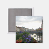 Historisches Zentrum von Göteborg, Schweden Magnet (Vorderseite/Rückseite)