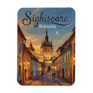 Historisches Zentrum von Sighișoara Rumänien Magnet
