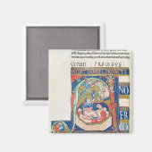 Historisierte erste "A"-Präsentation Daniel Magnet (Vorderseite/Rückseite)