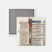 Historisierte erste "I"-Darstellung von Ruth Magnet (Vorderseite/Rückseite)