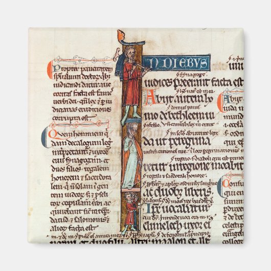 Historisierte erste "I"-Darstellung von Ruth Magnet (Vorne)