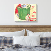 Historisierte erste "Q" mit den Aufzügen Leinwanddruck (Insitu (Schlafzimmer))