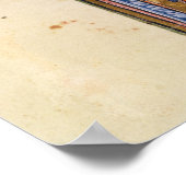 Historisierte erste 'R' mit dem Sultan Poster (Ecke)