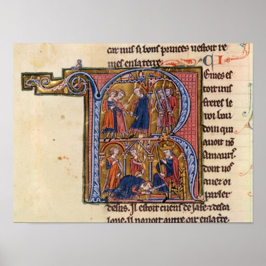 Historisierte erste 'R' mit dem Sultan Poster (Vorne)