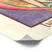 Historisierte erste 'V' mit Amos Poster (Ecke)