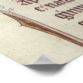 Historisierte Initialen "U" und "I" Poster (Ecke)