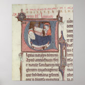 Historisierte Initialen "U" und "I" Poster (Vorne)