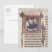 Historisierte Initialen "U" und "I" Postkarte (Vorne/Hinten)