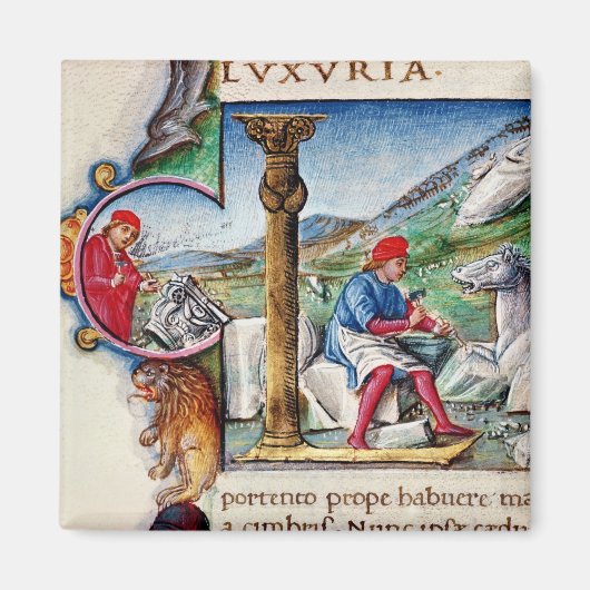 Historisierter Anfangswert "L" Magnet (Vorne)