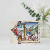 Historisierter Anfangswert "L" Postkarte (Stehend Vorderseite)