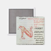 Historisierter Anfangswert "N" Magnet (Vorderseite/Rückseite)