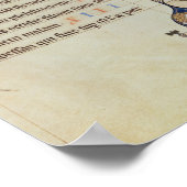 Historisierter Anfangswert "P" Poster (Ecke)