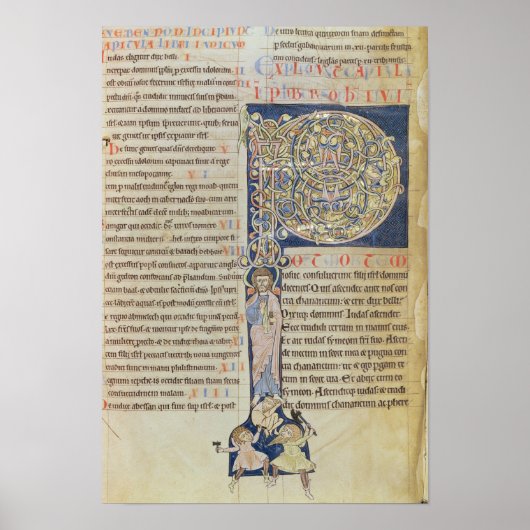 Historisierter Anfangswert "P" Poster (Vorne)