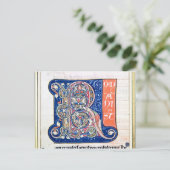 Historisierter Anfangswert "R" 2 Postkarte (Stehend Vorderseite)