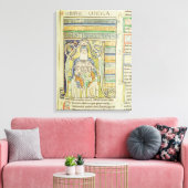 Historisierter Buchstabe "A", der Generationen dar Leinwanddruck (Insitu (Wohnzimmer))