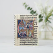 Historisiertes anfängliches 'C' mit Conrad III Postkarte (Stehend Vorderseite)