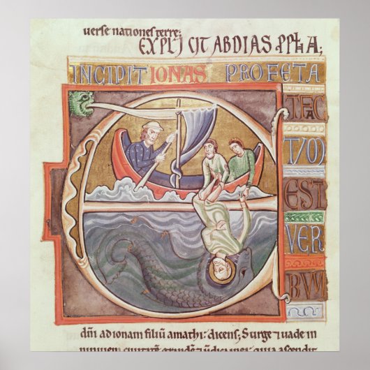 Historisiertes anfängliches 'E' mit Jonah Poster (Vorne)