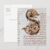 Historisiertes Anfangsdatum "S" Postkarte (Vorne/Hinten)