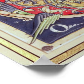 Historisiertes Anfangsdatum "U" Poster (Ecke)